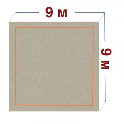 Ковер гимнастический (для домашних занятий) 9x9м